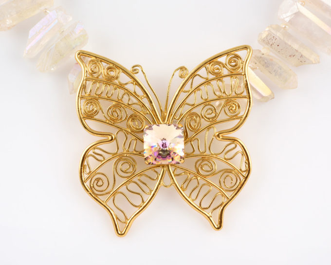 Yves Saint-Laurent – Collier papillon