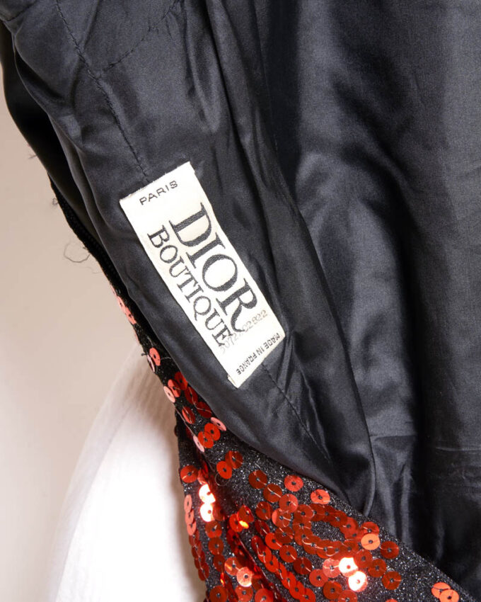 Christian Dior : Robe pailletée